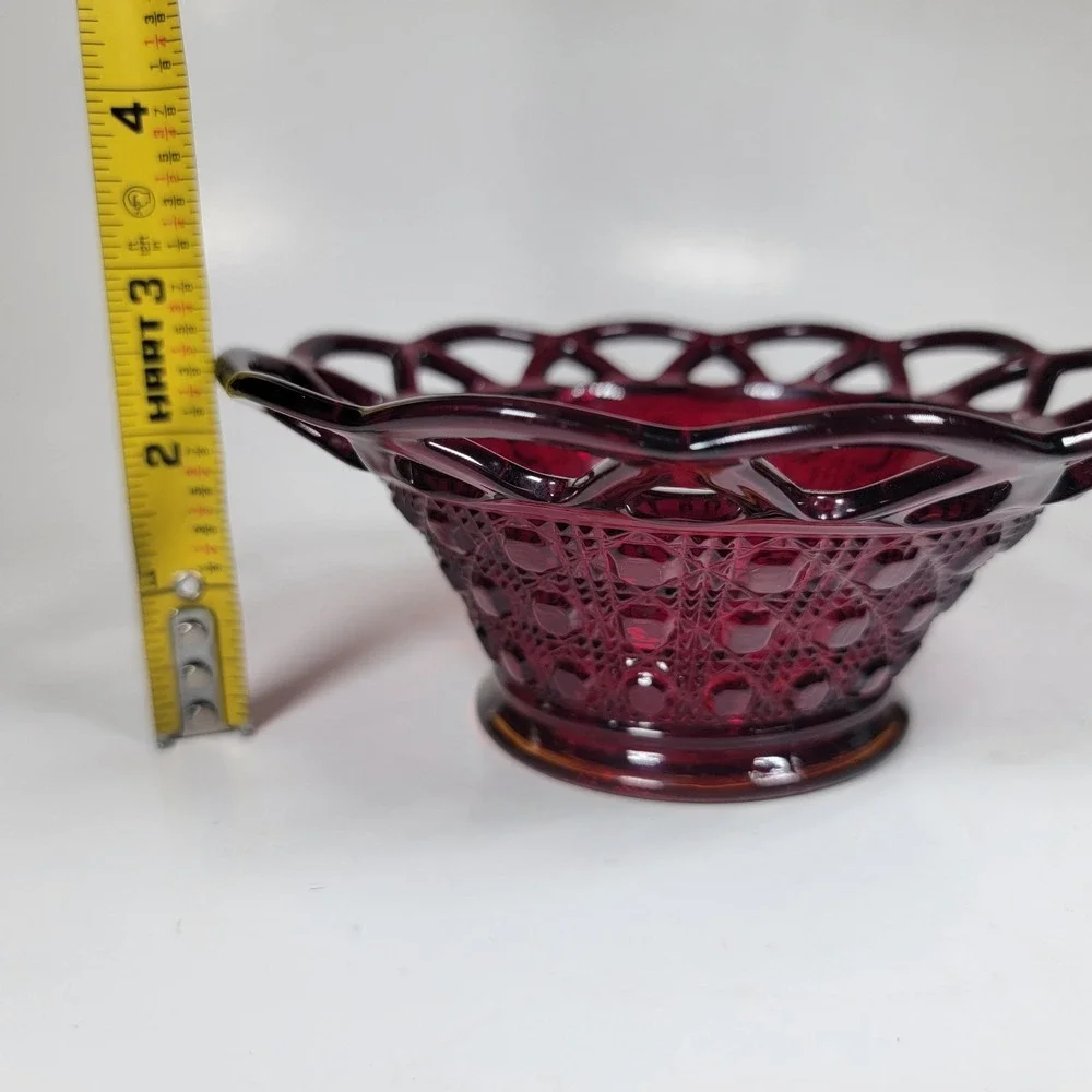 Antique GLOW Imperial Glass 5.75